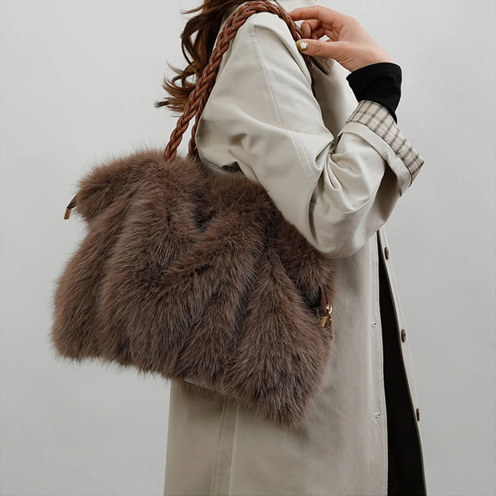 Ermine Fur Tote Bag