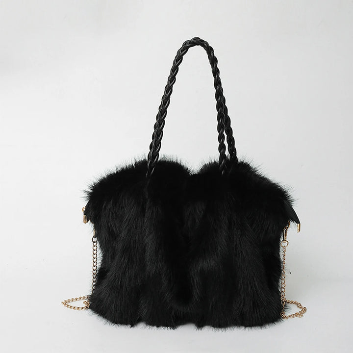 Ermine Fur Tote Bag