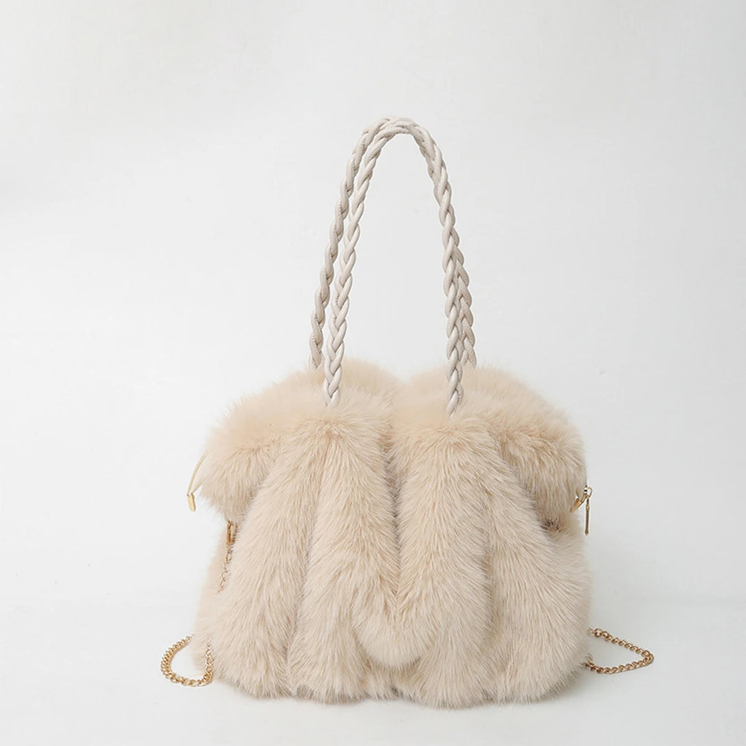 Ermine Fur Tote Bag