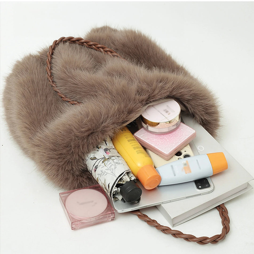 Ermine Fur Tote Bag