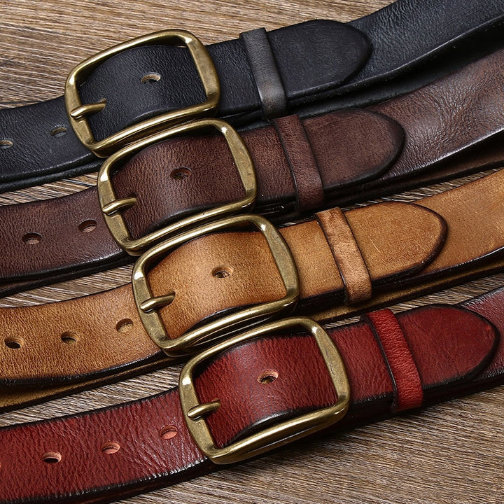 Nobleman's Cowhide Leather Belt
