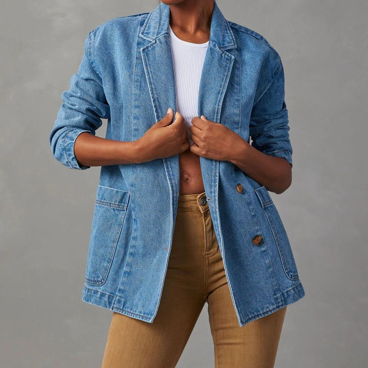 Sienna Morrison Denim Blazer Jacket