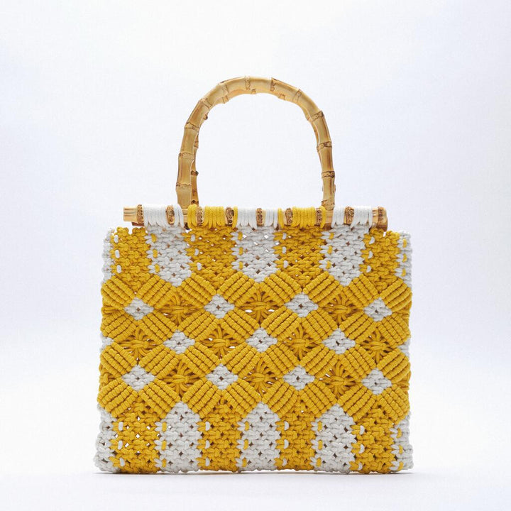 Daisy Melrose Knitted Tote Bag