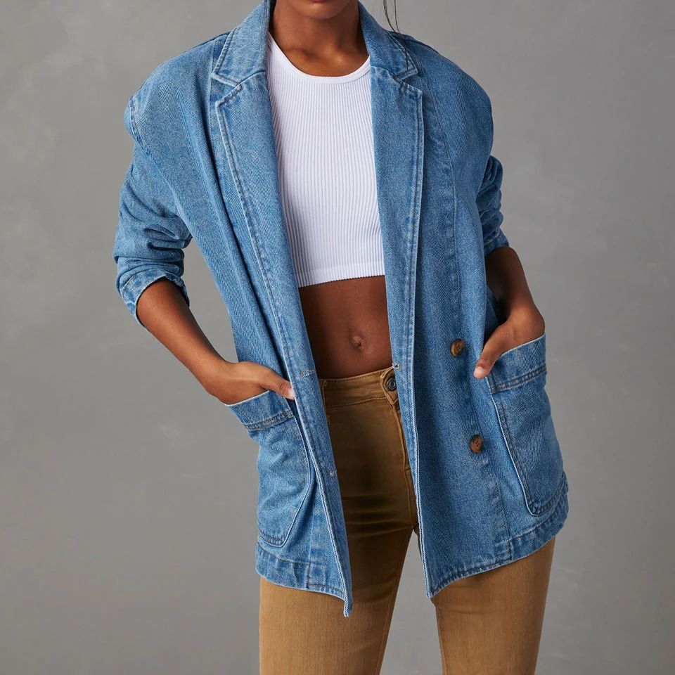 Sienna Morrison Denim Blazer Jacket