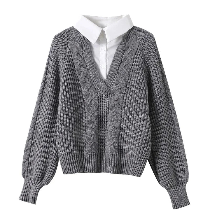 Hayden Two-Piece Lapel Sweater