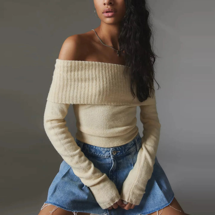 Adeline Off-The-Shoulder Sweater