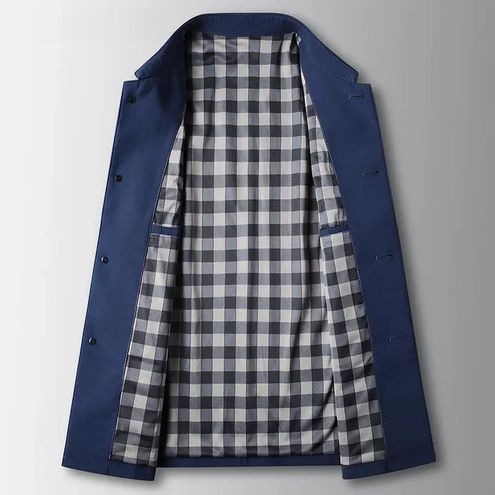 Kleinberg Plaid Coat