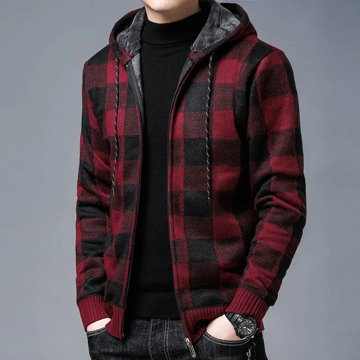 Darrel Ellington Plaid Sweater