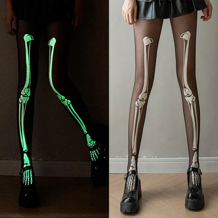 Luminous Skeletal Stockings
