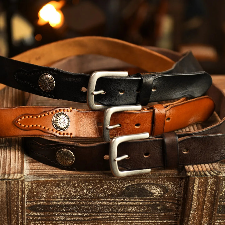 Johnathan McAvoy Leather Belt