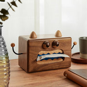 Whimsical Walnut Tissue Holder