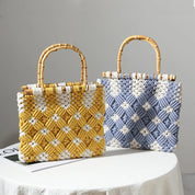 Daisy Melrose Knitted Tote Bag