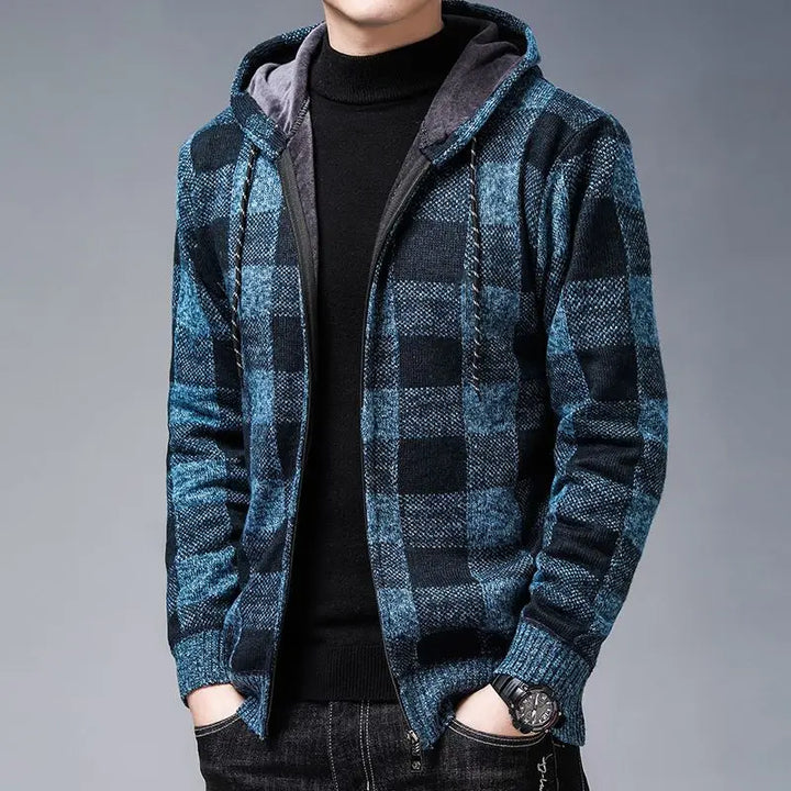 Darrel Ellington Plaid Sweater