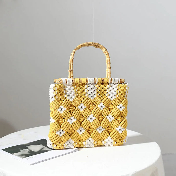 Daisy Melrose Knitted Tote Bag