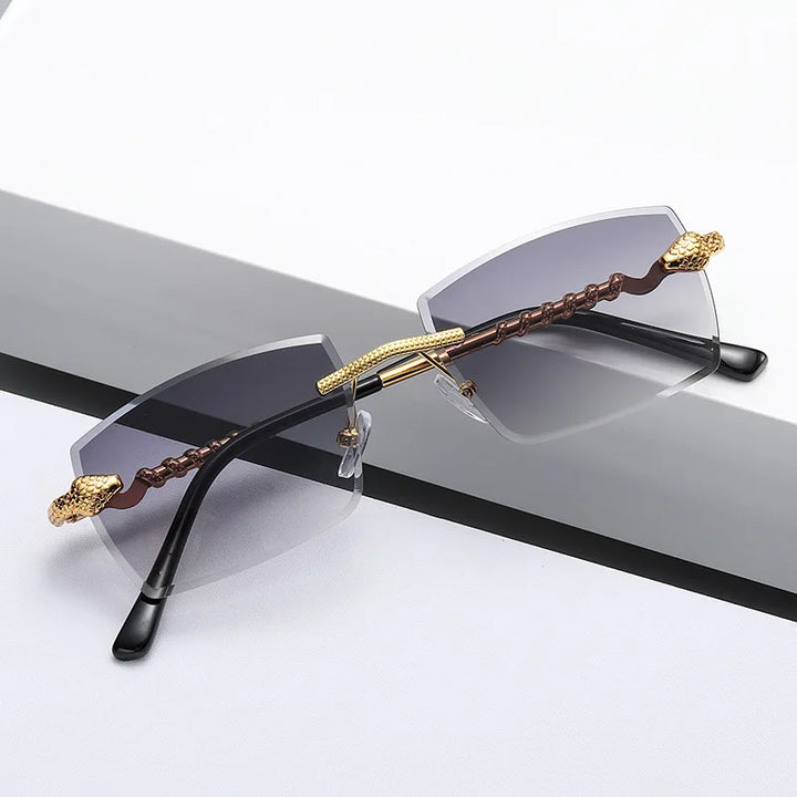 Amphisbaena Rimless Sunglasses