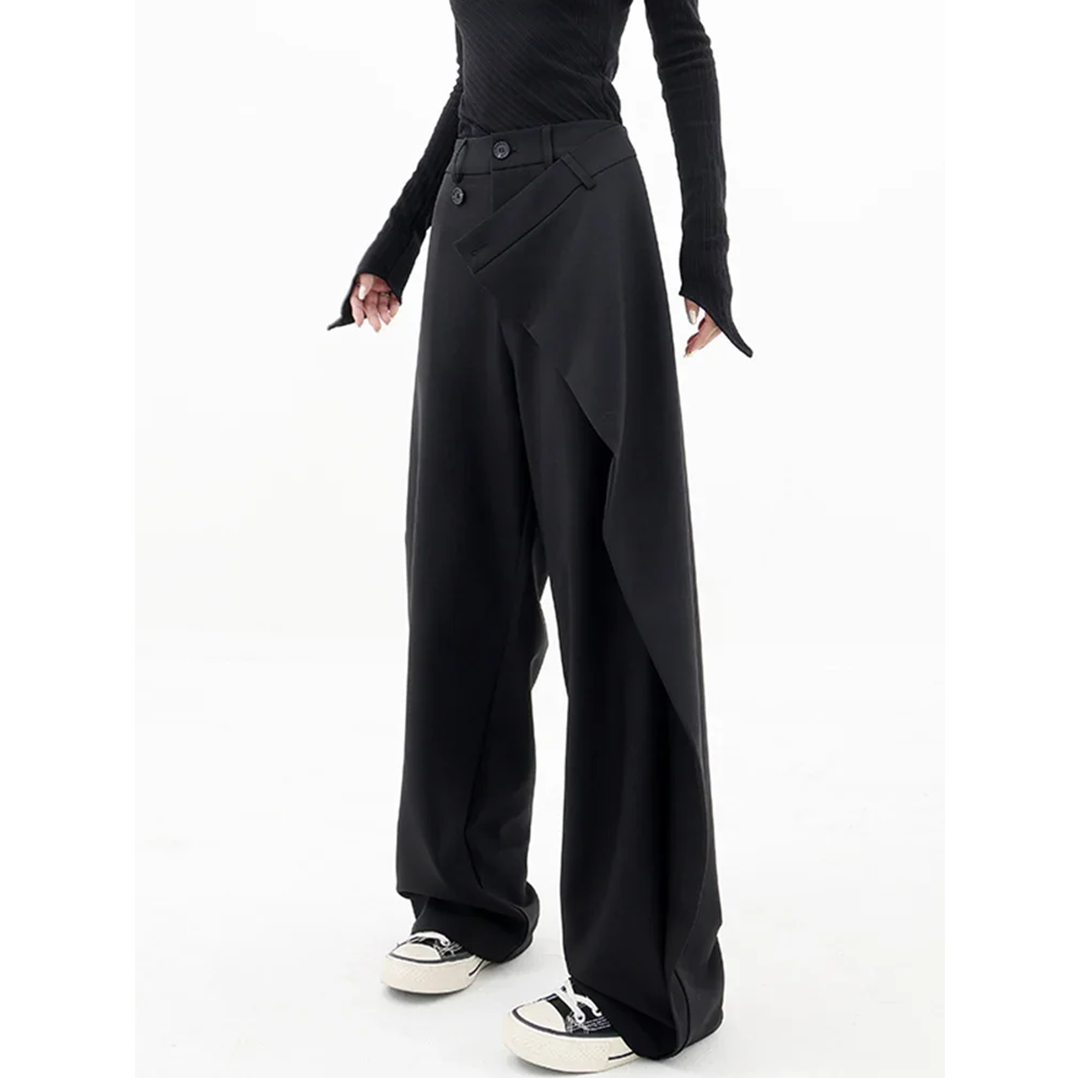 L'Aurelie Rosemere Wide-Leg Dress Pants