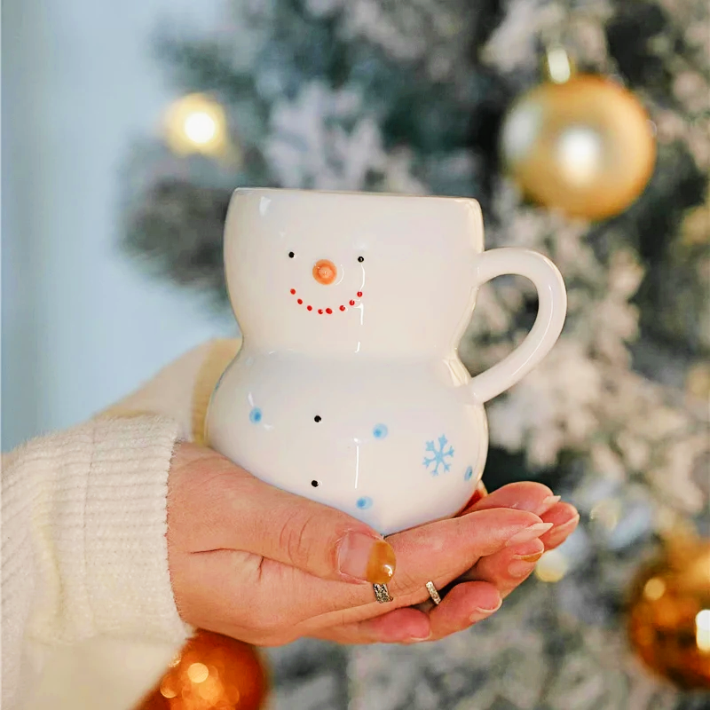 Ceramic Snowman Mug