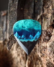 Aurora Borealis Guitar Pick