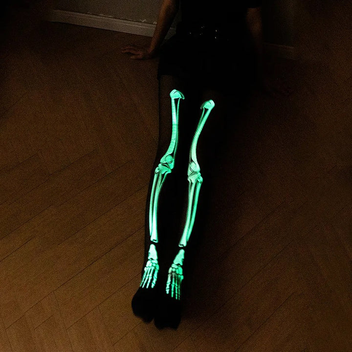 Luminous Skeletal Stockings