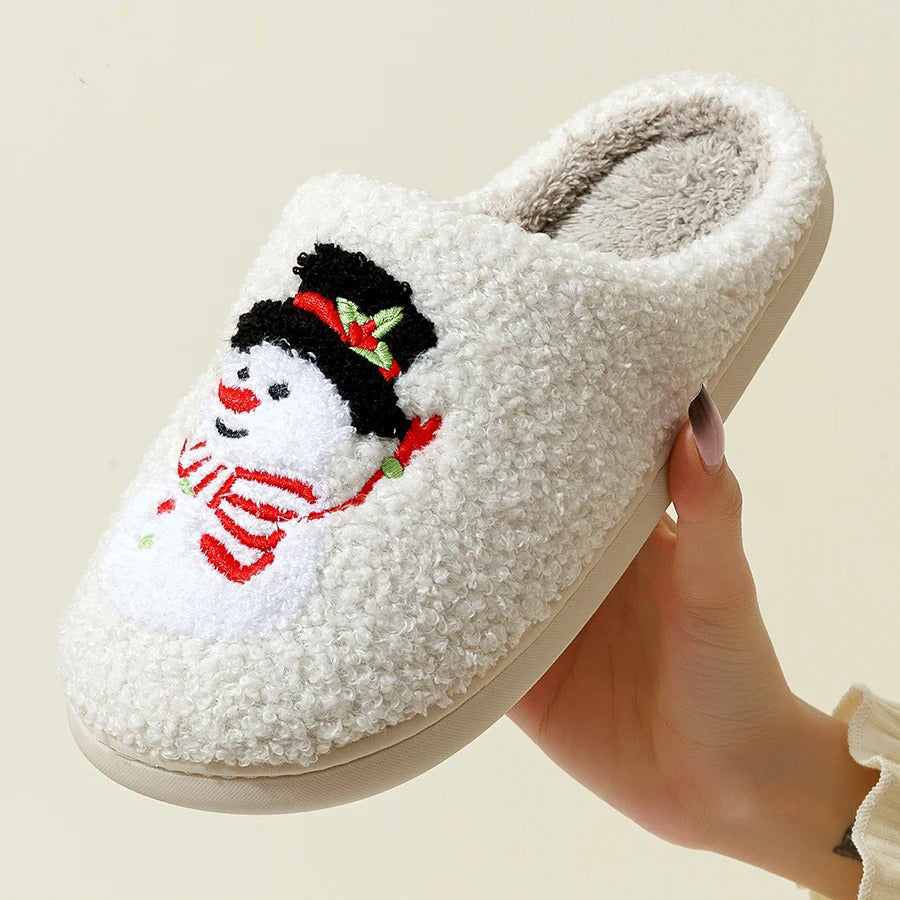 Christmas Snowman Slippers